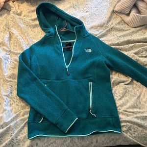The North Face half zip sweatshirt